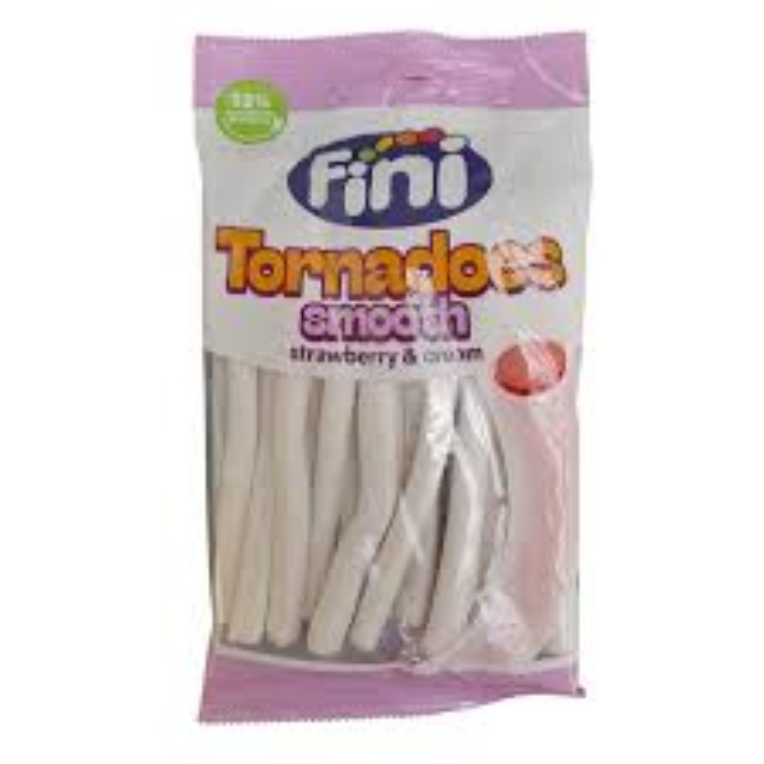 FINI TORNADOES STRAWBERRIES N CREAM 160G